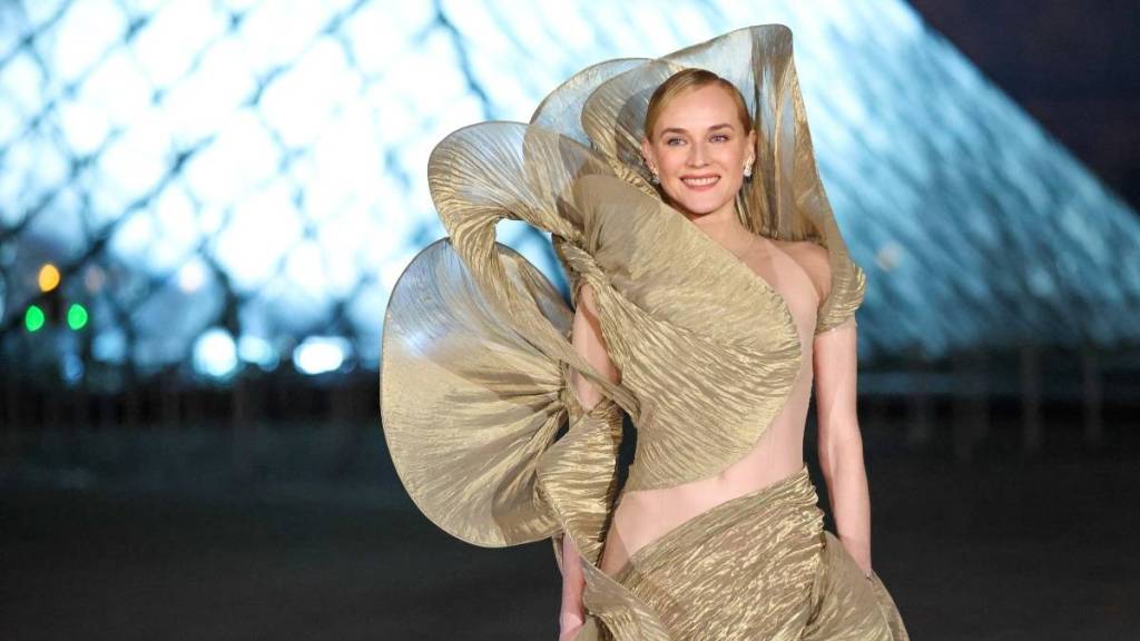 Diane Kruger's Dress at the Louvre Is a Work of Art