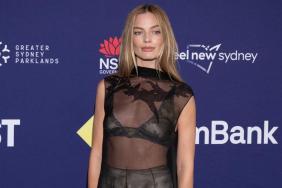 Margot Robbie Dons Jacket Held Together by Just a Button for Chanel