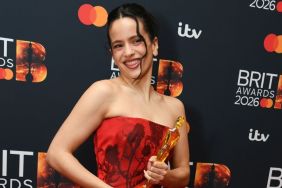 Rosalia Keeps It Bold in Givenchy x McQueen Dress With Huge Sheer Cutout