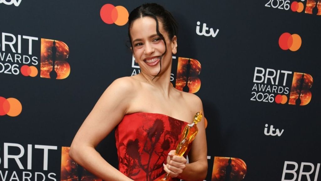 Rosalia Keeps It Bold in Givenchy x McQueen Dress With Huge Sheer Cutout