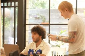 Benny Blanco Seems Shocked To Learn Ed Sheeran Showers Twice a Day