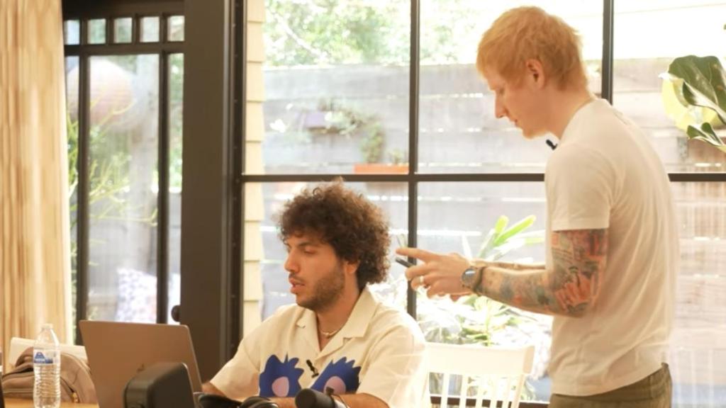 Benny Blanco Seems Shocked To Learn Ed Sheeran Showers Twice a Day