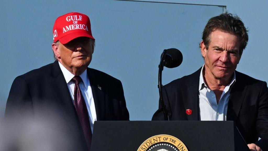 Dennis Quaid Talks About Flying in Air Force One With Donald Trump