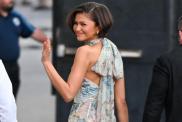 Zendaya's Alexander McQueen Dress Is Fully Sheer & Totally Spring-Coded