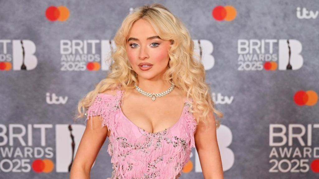 Sabrina Carpenter Models Vintage Luis Estevez Scarf as Top for Brazil Outing