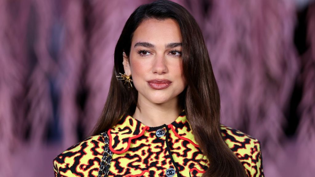 Dua Lipa Goes Boldly Chic in 'Kimono-Print' Roberto Cavalli Minidress