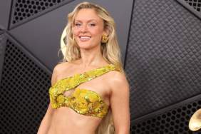 Zara Larsson's Strap-Held Dress Has Dangerously High Slit Amid Tour