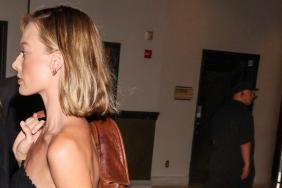 Margot Robbie's With Jean Micro Minidress Features Double Eyelet Belt