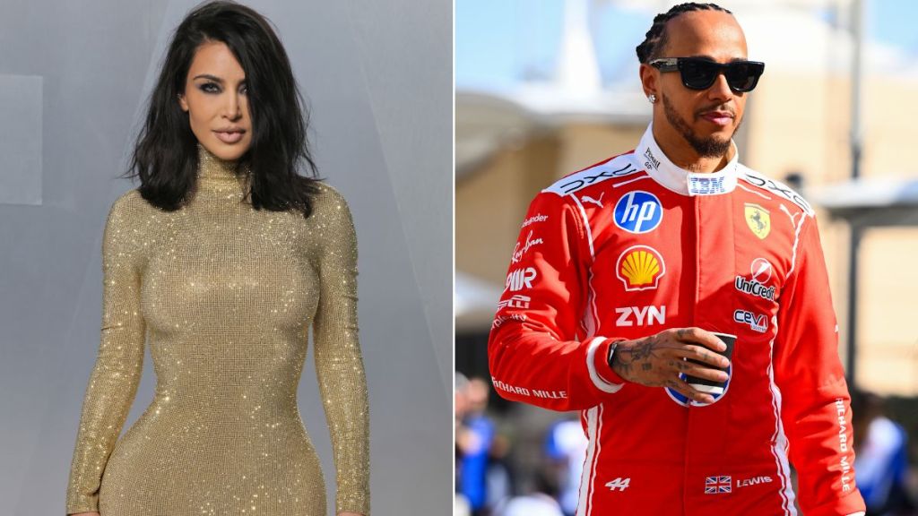 Kim Kardashian's Oscars BTS Photos Get Lewis Hamilton to React