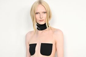 Alex Consani's Dramatic Fully Sheer Courrèges Top Has Only Pockets