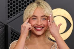 Sabrina Carpenter Keeps All Eyes on Her in Halter Neck Bodysuit