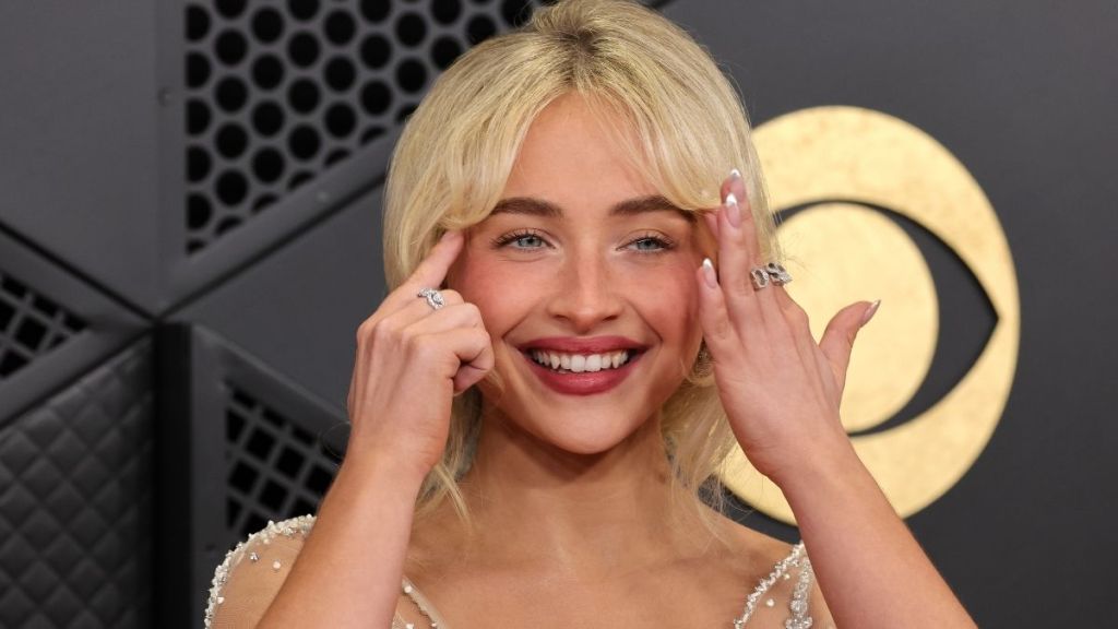 Sabrina Carpenter Keeps All Eyes on Her in Halter Neck Bodysuit