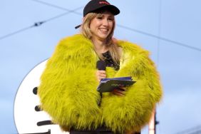 Suki Waterhouse Models Cropped Fur Coat Look for BTS X Spotify Event 
