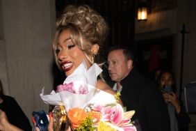 Megan Thee Stallion's Sheer Retrofete Dress Has Dangerously High Slit