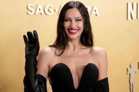 Irina Shayk's Jean Paul Gaultier Gown Has Dramatically Bold High Slit
