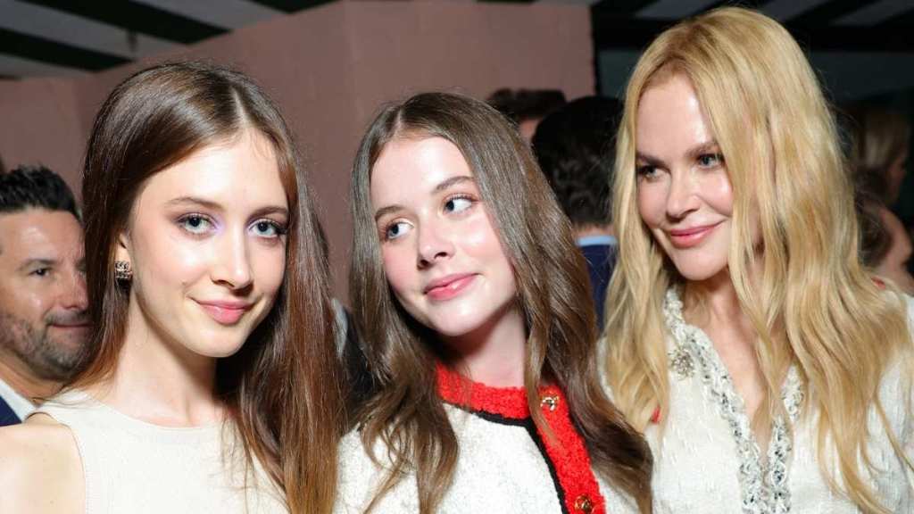 Nicole Kidman Enjoys Mother-Daughter Date With Kids at Pre-Oscars Party