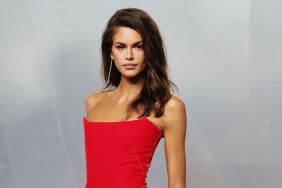 Kaia Gerber’s Ridiculously High Slit Dress Is Givenchy by Sarah Burton