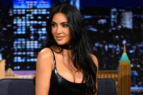 Kim Kardashian Pairs Daring Strapless Fit With Sneakers Amid Auction Post