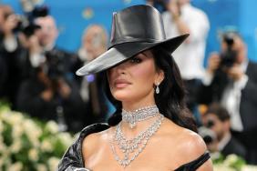 Kim Kardashian Is in Her Showgirl Era in Bold Bodysuit for Movie Shoot