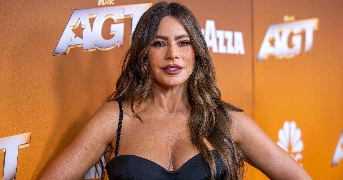 Sofia Vergara Turns Heads in Strapless Animal-Print Look Amid Press Run