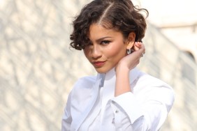 Zendaya Poses in Fitted Ruched Dress With Slit at ESSENCE Event
