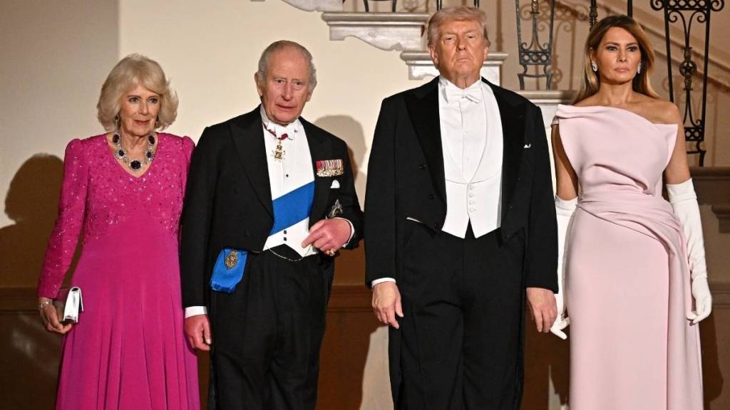 Donald Trump’s Cheeky Gesture With Melania Raises Eyebrows at Royal Event