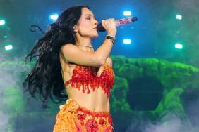 Becky G Boldly Pairs L.O.C.A. Bikini Top With Fully See-Through Pants