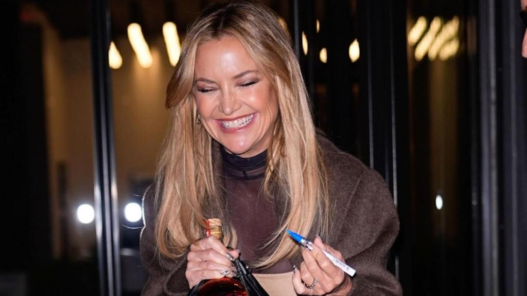Kate Hudson’s Max Mara Tube Top & Skirt Get a Fully Sheer Twist