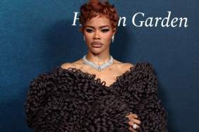 Teyana Taylor’s Textured Calvin Klein Coat Pulls Double Duty as Bold Dress