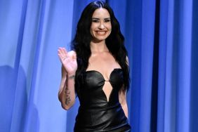 Demi Lovato Goes Micro in Top & Shorts With Sheer Twist on Tour