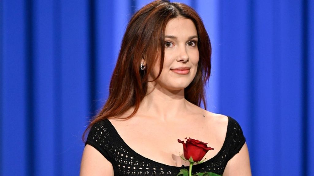 Millie Bobby Brown’s Skirt Goes Ultra Short With Strappy Top for Her Brand