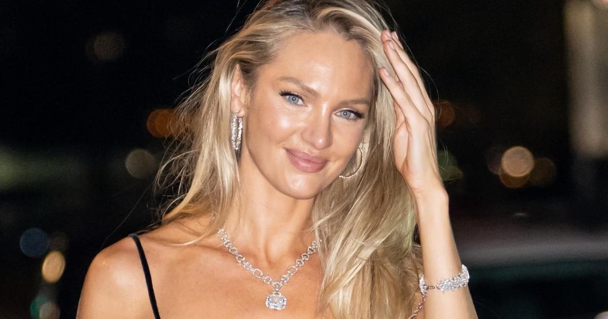 Candice Swanepoel’s Backless Swimsuit Is Doing All the Talking