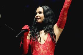 Demi Lovato's Bold Neckline Sheer Bodysuit Look Steals Her Concert's Thunder