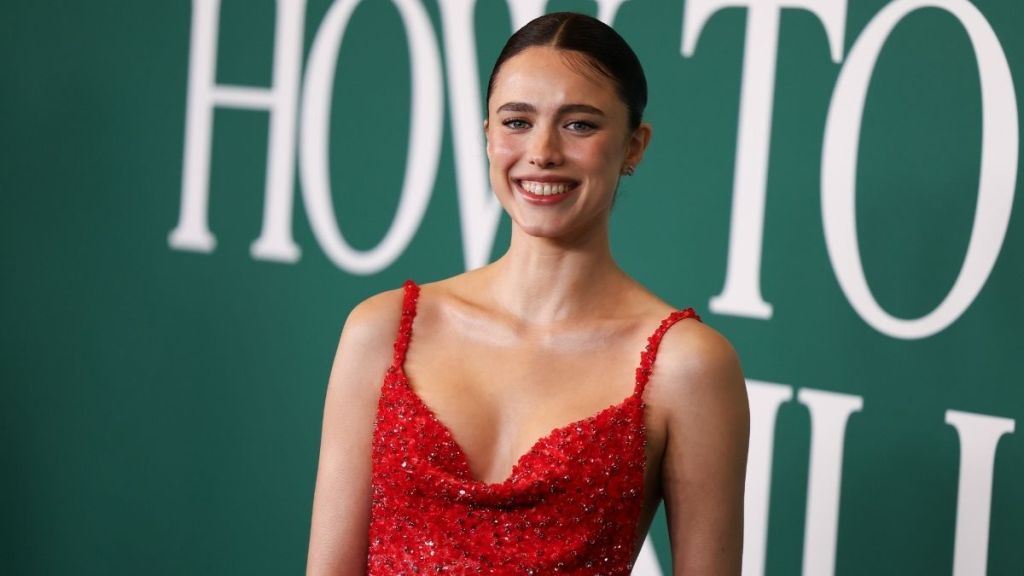 Margaret Qualley Pairs Sheer Corset With Bikini Bottom Amid New Music Video