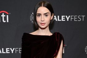 Lily Collins' Velvet Gown at 2026 PaleyFest Comes With Bold Waist Cut-Out