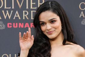 Rachel Zegler Brings a Chain-Held Neckline Moment to Strapless Dress at Olivier Awards