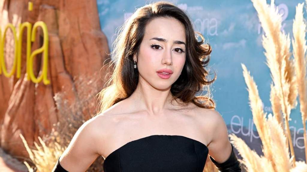 Euphoria’s Priscilla Delgado Rocks Sequin Bikini Top With Dramatic Cut-Outs