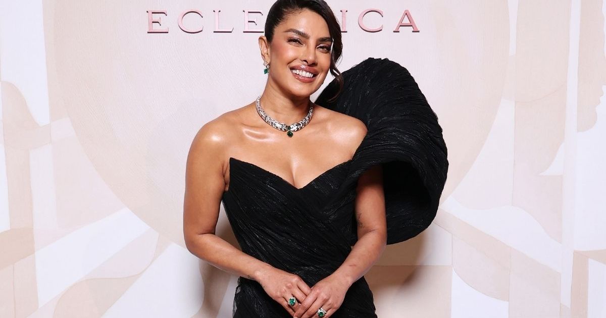 Priyanka Chopra Gets Bold in Stringy Poolside Bikini After Bvlgari Event