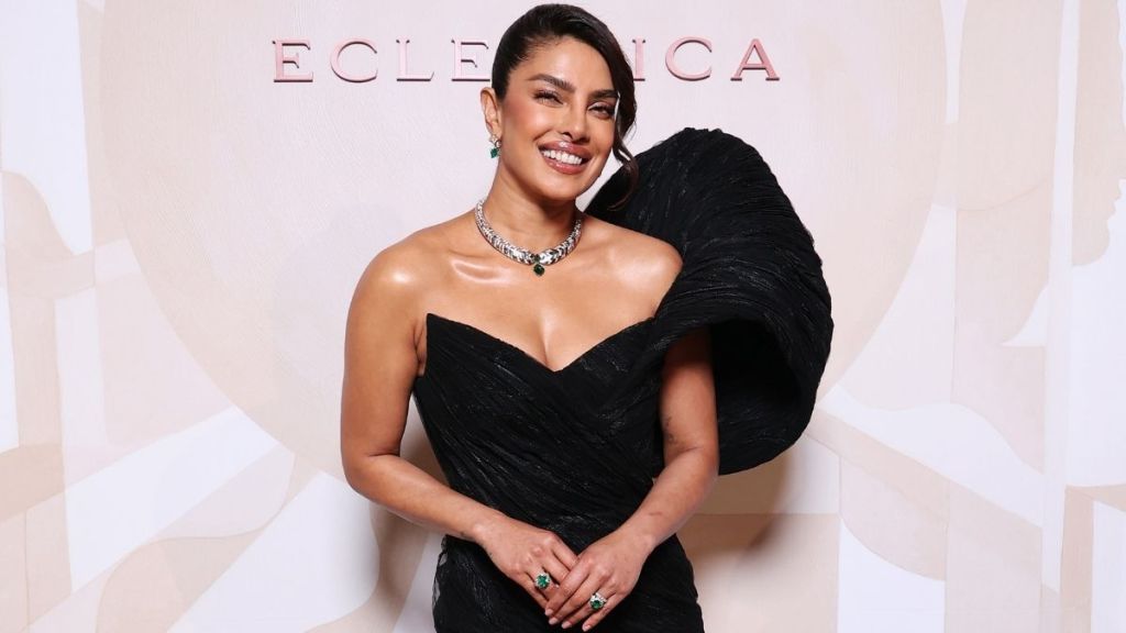 Priyanka Chopra Gets Bold in Stringy Poolside Bikini After Bvlgari Event