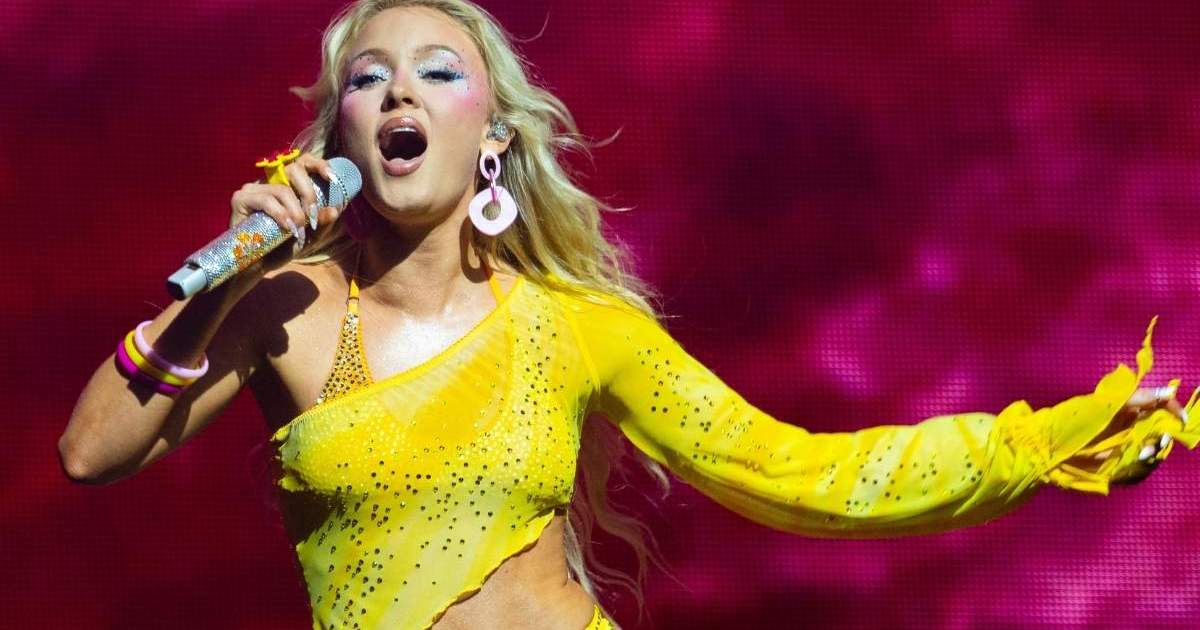 Zara Larsson's Bodysuit Boasts Super Daring Neckline for Cosmopolitan