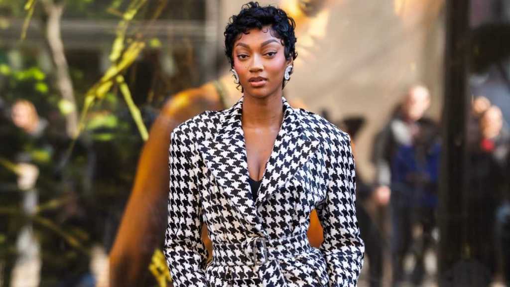 Angel Reese Goes Bold in Micro Shorts & Strapless Victoria's Secret