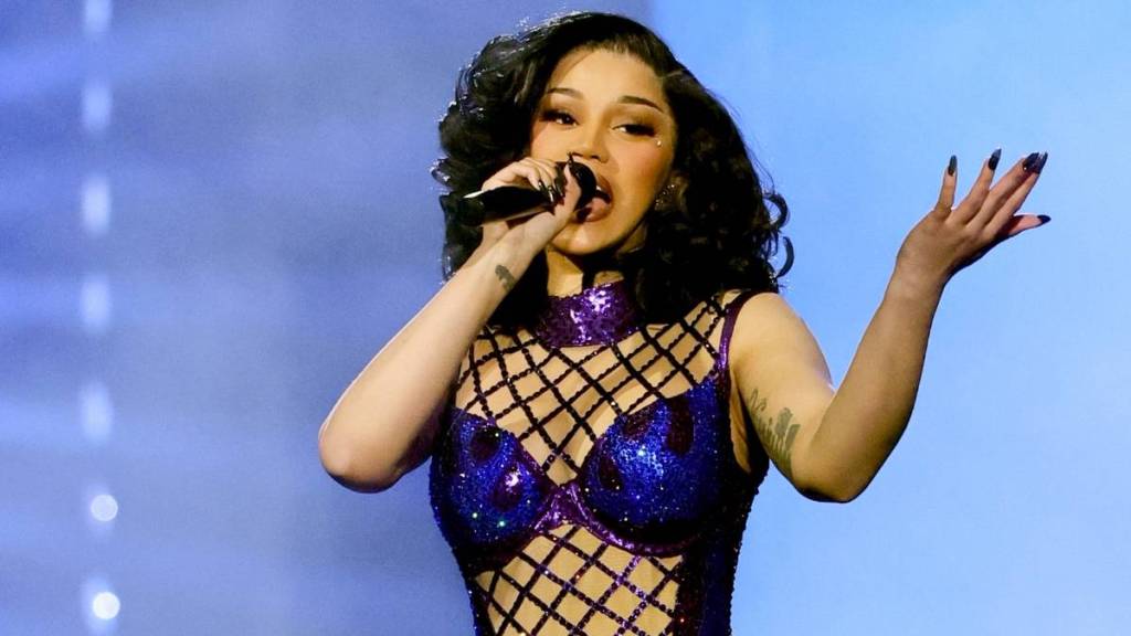 Cardi B's Bryan Hearns Catsuit Has Unexpectedly Daring Sheer Cutouts