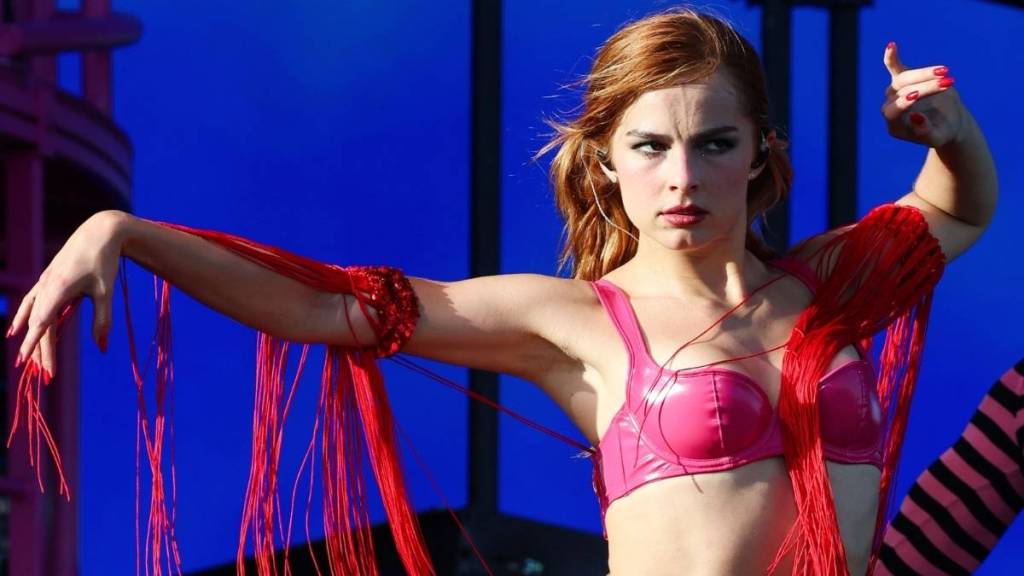 Addison Rae Sizzles in Latex Bikini While Owning Coachella Weekend Two Stage