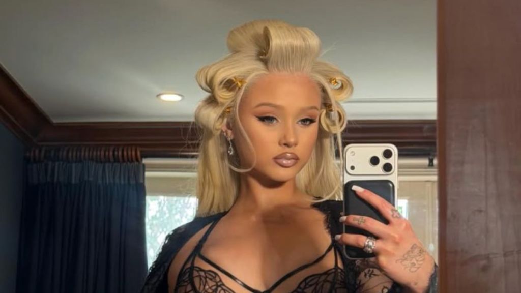 Alabama Barker’s See-Through Lace Top Goes All In While Teasing New Project