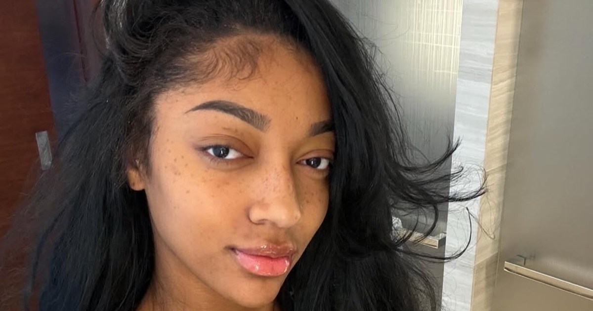 Angel Reese's Top Goes Fully Sheer With a Bikini Bottom Pairing for New Campaign