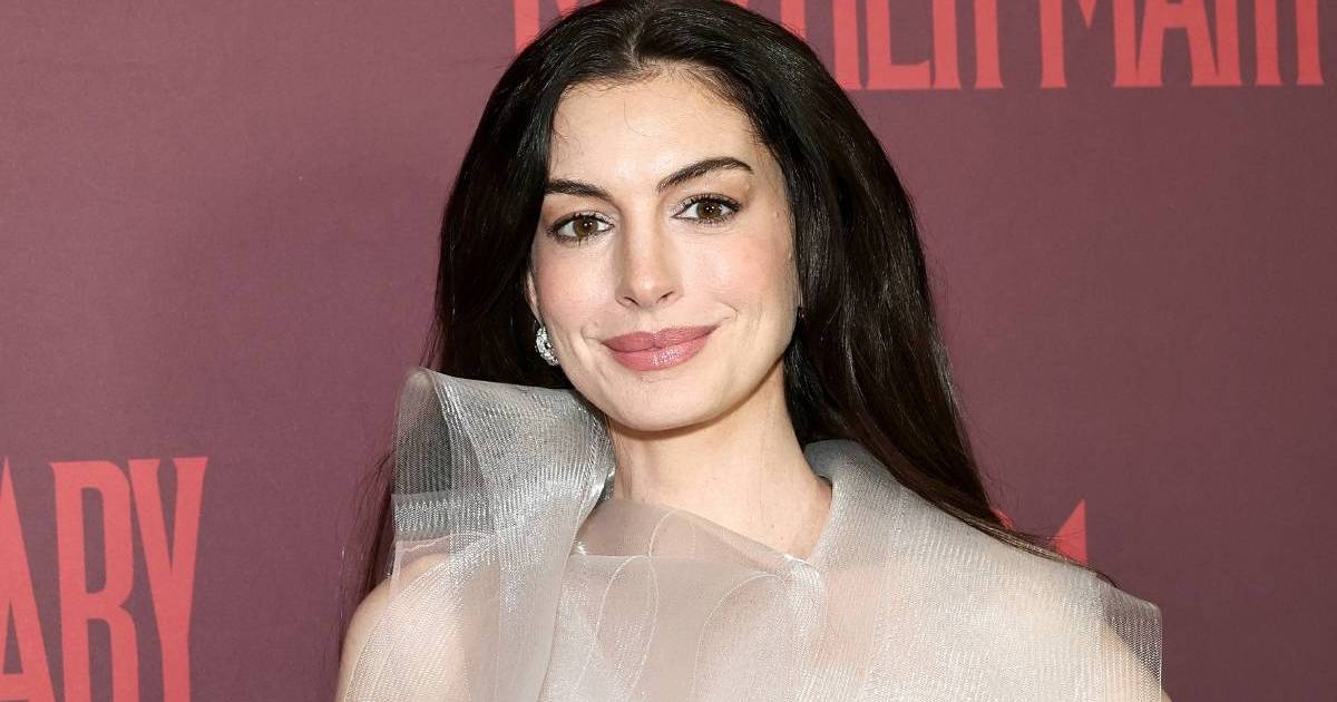 Anne Hathaway Goes All Out in a Bodysuit That's Hard to Ignore Before New Film