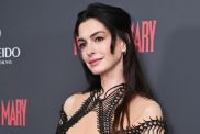 Anne Hathaway’s Plunging See-Through Dress Inspired by Anatomical Drawings