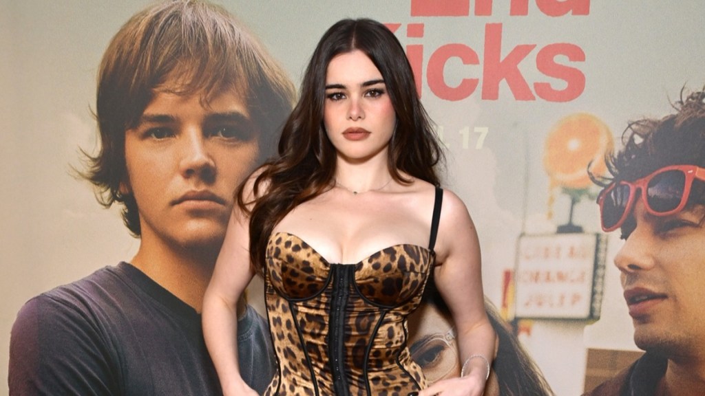 Barbie Ferreira Keeps It Bold in a Thin-Strap Corset Look Ahead of Film Release
