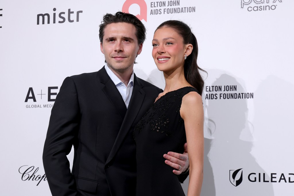 Brooklyn Beckham with his current wife