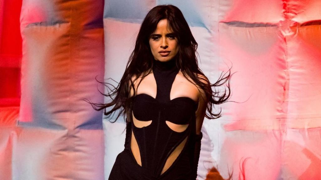 Camila Cabello's Roberto Cavalli Minidress Has a Super Daring Neckline